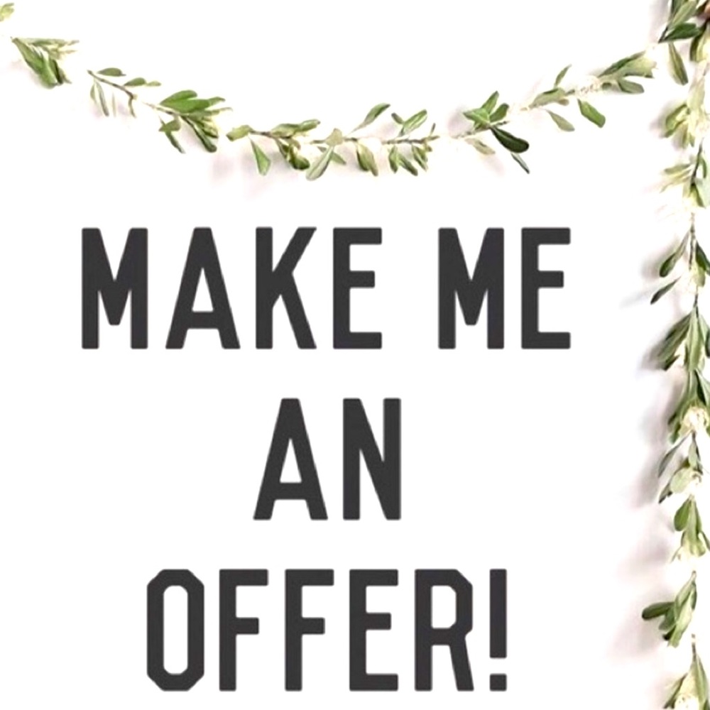 Make me an offer! Willing to negotiate all items :)
